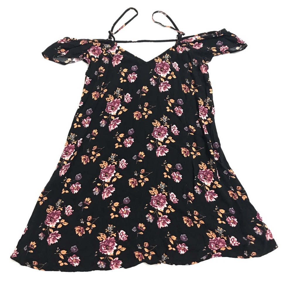 Forever 21 Floral Off The Shoulder Top Shirt